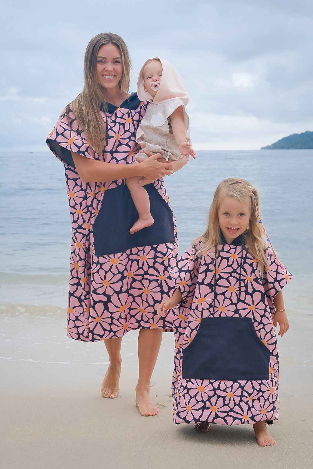 Flower Poncho Towel