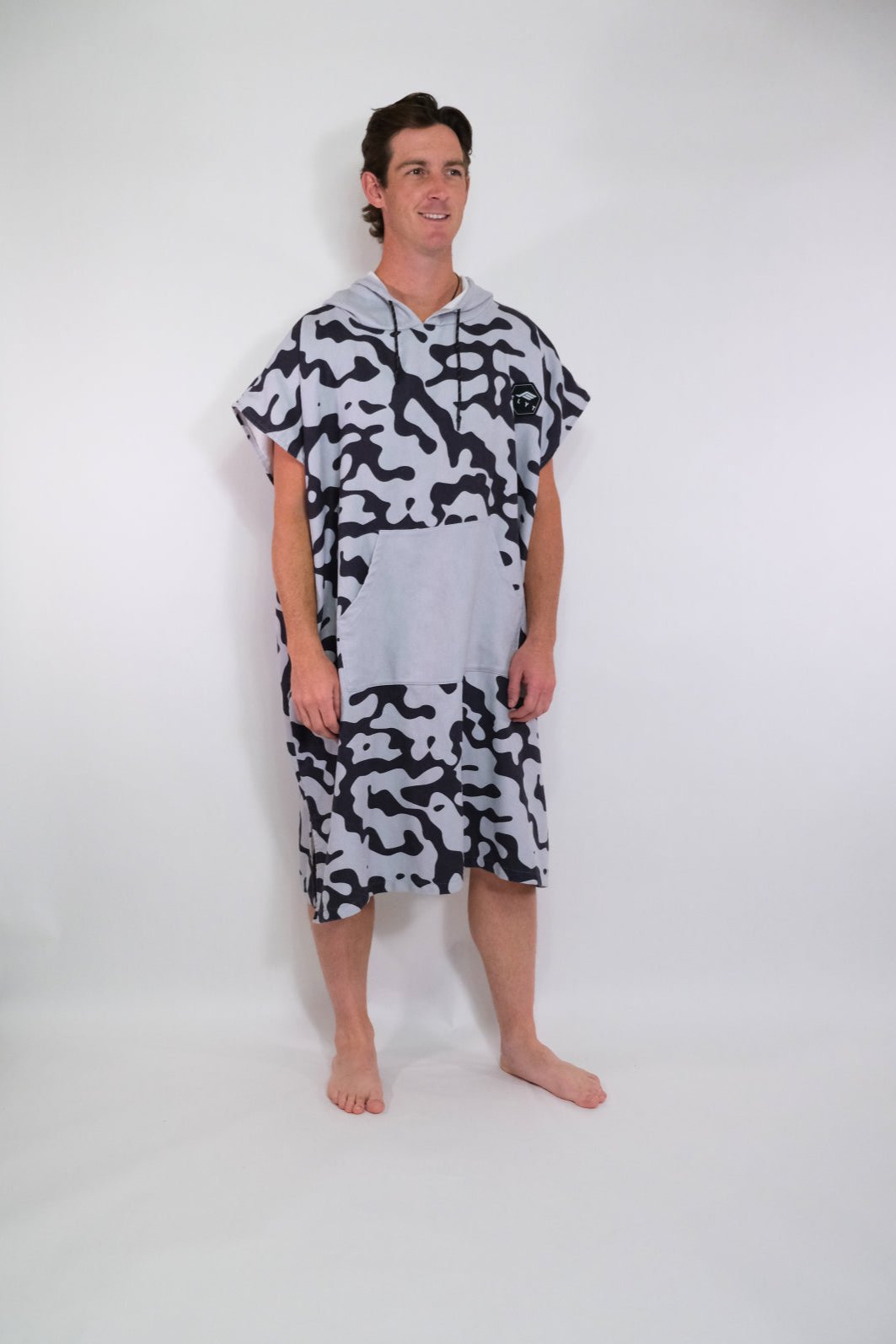 Slate Camo Poncho Towel