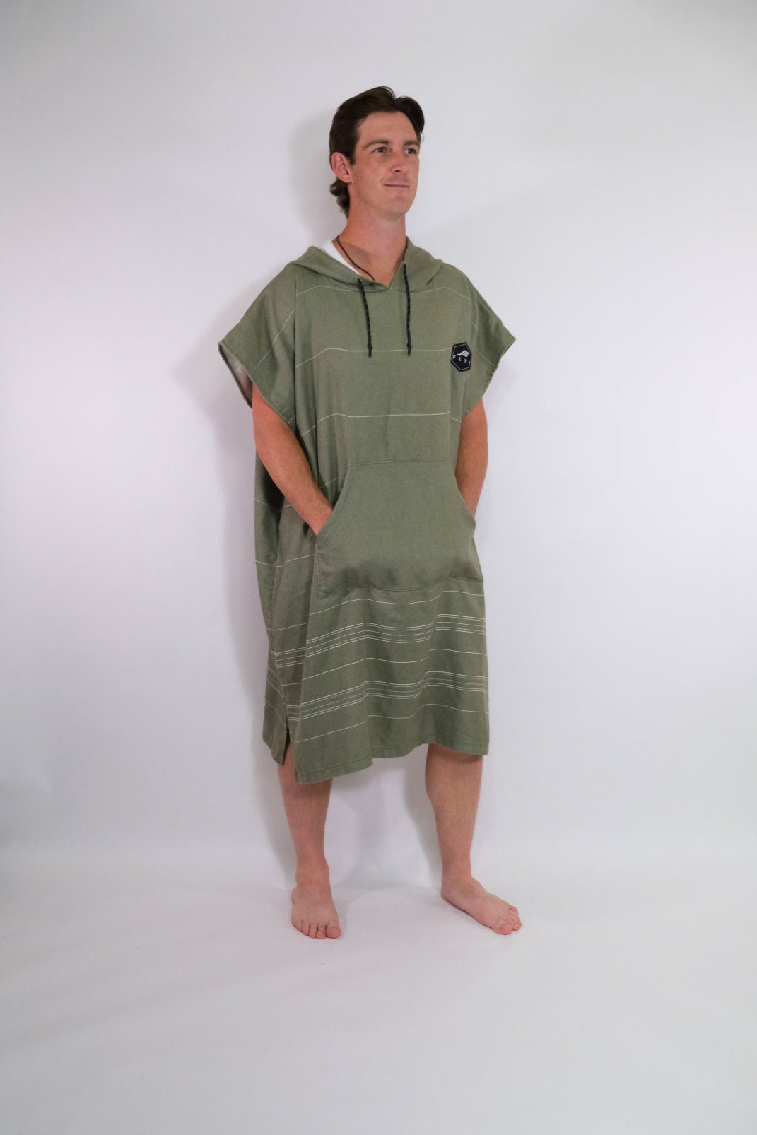 Olive Poncho Towel